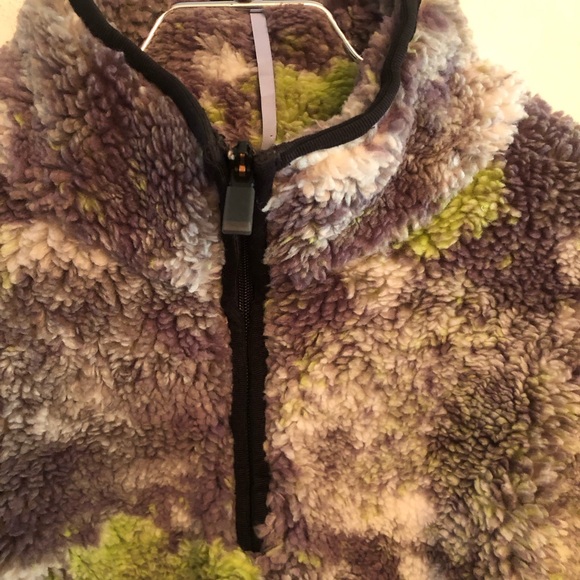 MCQ Alexander McQueen Multicolor Sherpa Fleece Half-Zip Sweater - Picture 7 of 11